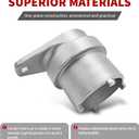 Bearing Retainer Tool Fits for Mercruiser Bravo 3 Outdrive, Replaces 805382 91-805382T, Heavy Duty Nickel-Plated Steel Carrier Bearing Removal & Installation Tool