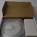 10 Inch LED Multicolor Inground Pool Light  Stainless Steel Housing, 50ft Cord, RGB Controller for Wet Niche