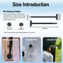 3 x 60Pcs Upgraded Nylon Universal Cable Tie, Buckle Automotive Zipper Clips, Plastic Rivet Grip Zip Ties, Push Pin Clip Auto Body Parts Trim, Snap-Fit Bumper Retainer Fender Liner Door Panel Fastener
