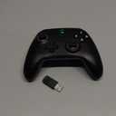 ECHTPower Wireless PC Gaming Controller - Hall Effect Joystick, 2.4G & Wired 1000Hz Polling Rate, 800mAh Battery, Adjustable Turbo/Vibration - for PC/Switch/iOS/Android (Black)