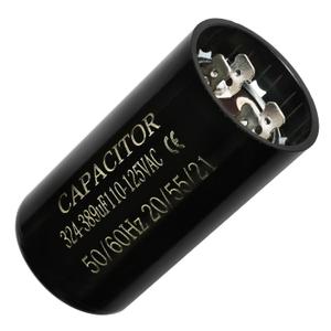 Seentech 324-389 uf/MFD 110-125 VAC 20% CD60 Round Motor Start Capacitor 50/60 Hz AC Electric Motor Universal Fit for AC Motor Run or Fan Start and Cool or Heat Pump Air Conditioner