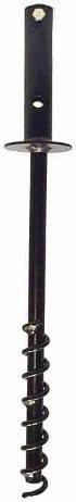 Erva TWIST -In Ground Socket for 1-Inch Poles Twist In To 20-Inch Depth