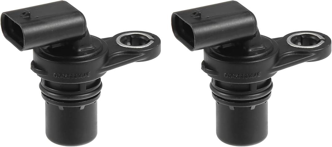 Motoforti Camshaft Position Sensor, for Chrysler 200 2011-2013, ABS, No.5033308AB, Black, 2 Pcs