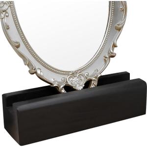 Baluue Floor Mirror Stand Holder, Solid Wooden for Full Length Mirrors Holder Anti-Slip Base Leaning Support Stopper for Home Wedding Sign Art Gallery Display Frames up to 1.3"