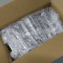 WDF 360 Pieces Silver Plastic Silverware- Disposable Flatware - Heavyweight Plastic Cutlery- Includes 120 Forks, 120 Spoons, 120 Knives for Christmas