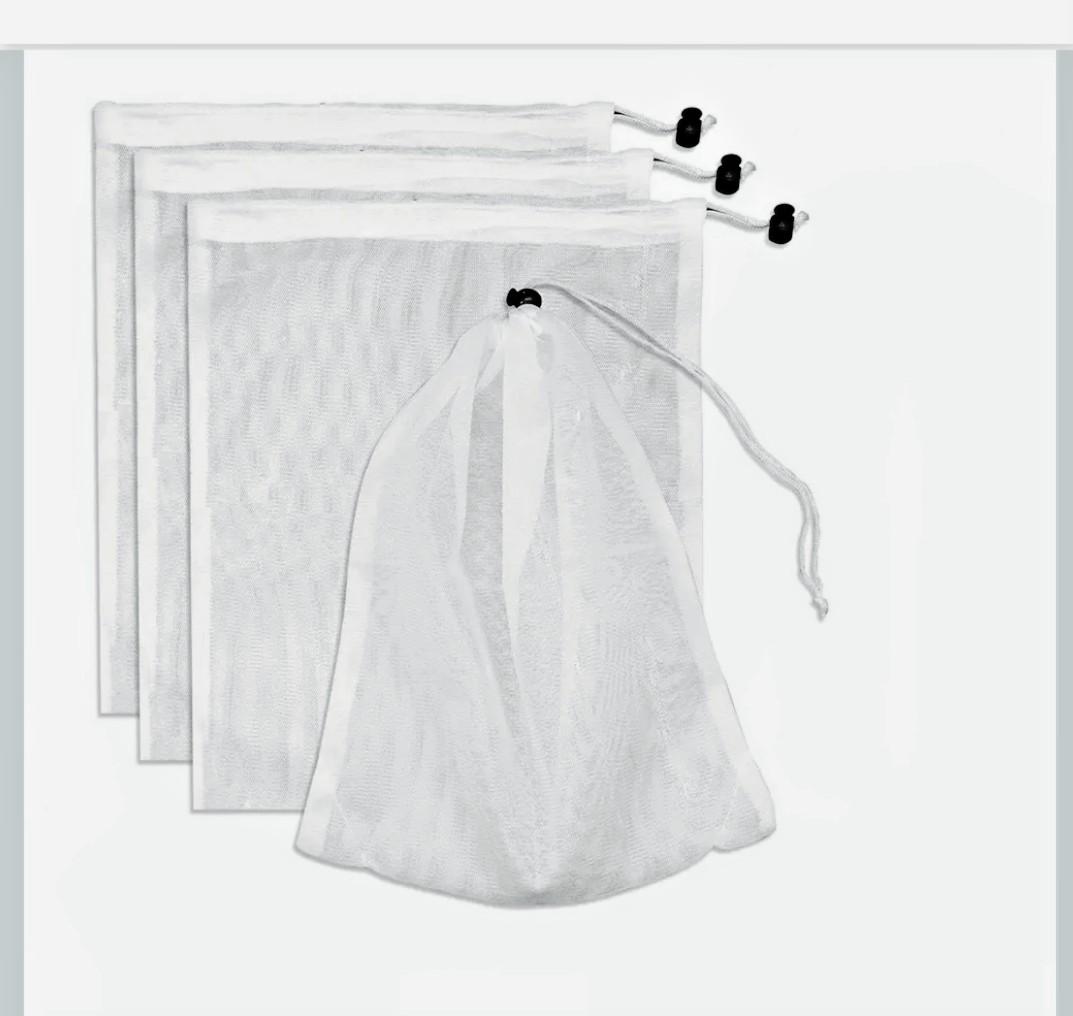 3 Pcs Pool Leaf Vacuum Net Bag Replacement with Locking Cord, 9 * 12.6in, Mesh Pool Vacuum Bags Set, Premium Nylon Mesh, Drawstring Design, Pool Cleaner Replacement