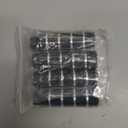 Bike Pegs 4Pcs Aluminum Alloy Anti-Skid Lead Foot Bicycle Pegs 3/8 inch Axles (Black4 strip)