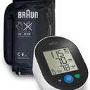 Braun ExactFit 2 Blood Pressure Monitor for Home Use - Accurate Blood Pressure Machine, Color-Coded Results, Large Display BP Monitor, Universal Upper Arm Cuff, 30 Memory Slots, FSA and HSA Eligible