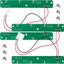 3 x VIHOSE 2 Pack Refrigerator LED Light Replace W11043011 W11527432 W11387579 W11042554 W10866538 Fridge LED Light Board for Replacement