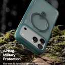 TORRAS Ostand Q3 Air for iPhone 17 Pro Max Case with 360 Magnetic Stand, Fit for MagSafe, Mil-Grade Drop Tested, Camera Control Button, Shockproof Phone Case for iPhone 17 Pro Max 6.9", Glacier Sprint