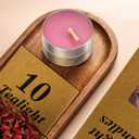 3 x 10 Pack Tea Candles Wedding Party and Home Decoration Votive Parties Tealight Small Wishing Bulk with 1.5-2 Hours Extended Burn Time Mini for Birthday Emergency Family (Pink)