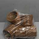 Round Chandeliers Lamp Shades Set of 6, Small Rattan Lampshades, Mini Cylinder Woven Lamps covers,Boho Lampshades Replacement, Clip on Lamps Shades for Floor Lamp Wall Sconces