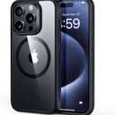 ESR for iPhone 15 Pro Max Case, Compatible with MagSafe, Military-Grade Protection, Yellowing Resistant, Scratch-Resistant Back, Magnetic Phone Case for iPhone 15 Pro Max, Classic Series, Clear Black