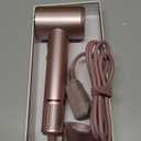 High-Speed Ionic Hair Dryer:3Min Fast Dry with Brushless Motor - Quiet, Mini Portable Hair Dryer Hair Care with Diffuser for Curly Hair Salon Home Travel for Women/Men/Baby/Pet (Pink)