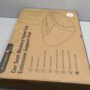 Coverado Car Seat Leg Extender, Leg Support Cushion, Car Leg Extension Cushion for Driver Seats, Universal Car Seat Extender Leg Support, Leather Car Seat Cushion for Long Driving (Beige)