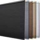 Persilux Custom Blackout Cellular Shades, Window Blinds, Honeycomb Blinds for Windows (White, 36" W x 48" H) Cordless Window Shades for Home Room Darkening Cellular Blinds Door Blinds (36" W X 48" H Ready Made, White (Blackout))
