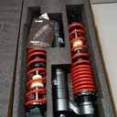 Adjustable 485mm Rear Shock Absorber Suspension, CNC Machining Process, Fit for Yamaha YFZ450 2004-2013, YFZ450R 2009-2020 ATV (1pcs, Red)