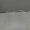 Sooyee Clear Acrylic Tray Decorative,16" x 12" Plastic Serving Trays for Coffee Table,Kitchen,Bathroom,Food,Vanity Countertop,Large Ottoman Tray with Handles