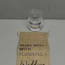 Frerdui Engagement Gifts for Couples, Boyfriend and Girlfriend Glass Engaged Gift Set with Bottle Bag, Fiance Fiancee Gift for Him and Her Bride and Groom, Wedding Bridal Shower Gifts for Newlywed, 1 Piece