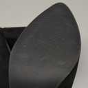 IDIFU IN2 Ankle Boots for Women Low Short Chunky Block Heel Boot Fall Pointed Toe Dress Booties Ladies Comfortable Cute Fashion Boots (8, New Black Suede)