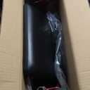 Drive Medical Aluminum Rollator Fold Up and Removable Back Support, Padded Seat with 7.5-Inch Casters, Red