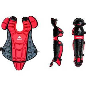 JINHOPE Baseball and Softball Catcher's Gear (JHB03GRRE-14, 14inch)
