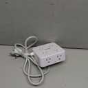 Surge Protector Power Strip - CHCORE 5Ft Braided Extension Cord with 8 Outlets with 4 USB (2 USB C) Charging Ports, Flat Plug Multi Plug Outlet Extender Charging Station for Home Office, ETL, White