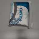 CaliTime Christmas Throw Pillow Covers Decorative 18 X 18 Inches Pack of 2 Cozy Fleece Snowflakes Cushion Cases for Holiday Couch Sofa Bed Living Room Home Smoke Blue Grey