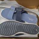 Clarks Women's Drift Buckle Slide Sandal, Denim Combi, Size 9