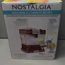 Nostalgia Snow Cone Shaved Ice Machine - Retro Table-Top Slushie Machine Makes 20 Icy Treats - Includes 2 Reusable Plastic Cups & Ice Scoop - Retro Red