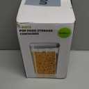 Ankou Dog Food Storage Container with 130ml Scoop  4L/4.2qt Airtight Dog Food Container for Kibble & Treats, BPA-Free Cat Food Storage Container, Stackable Pop Lid Plastic Container with Lid