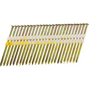 BHTOP 3 Inch Framing Nails, 21 Degree EG Smooth Shank Plastic Collated Nails for Framing Nailer, 3 x .131(500 per Box)