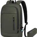 Lixiin Business Backpack for Men Lightweight Commute Laptop Backpack Anti-Theft Water Resistant Backpack for 15.6 Inch Computer for Daily Office Work with Small Bag (15.6")