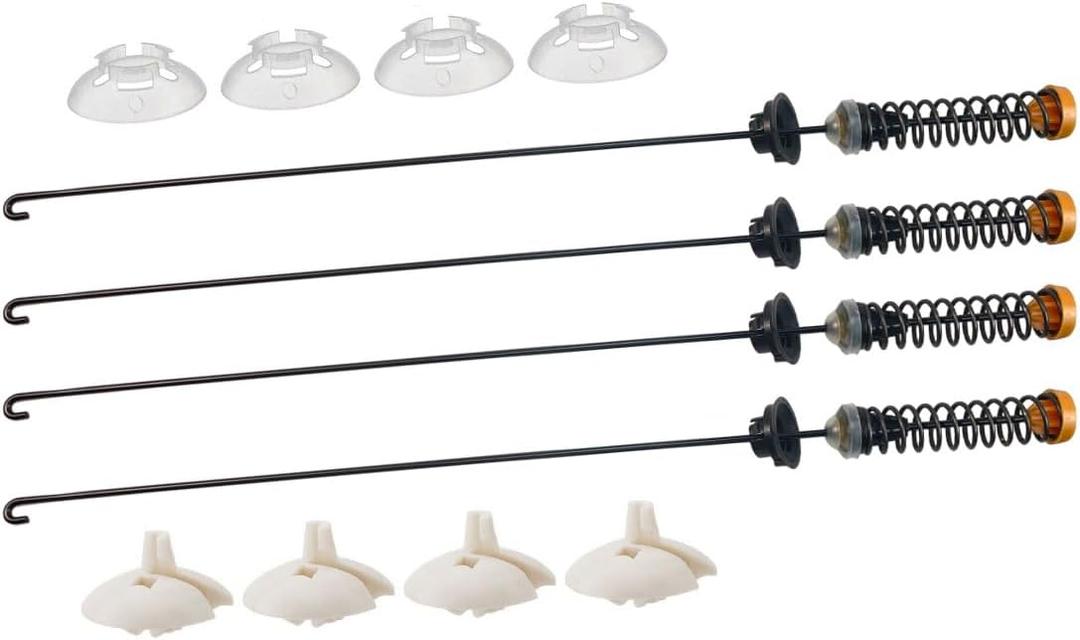 W11130359 Washer Suspension Rod Kit Compatible With Washing Machine WTW7040DW1 WTW7500GC0 WTW7500GW0 WTW7040DW2 11026132413, Replaces W10901060, W10594082, W11033536 (A1)