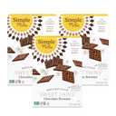 Simple Mills Chocolate Brownie Seed and Nut Flour Sweet Thins, Paleo Friendly and Delicious Sweet Thin Cookies, Good for Snacks, Nutrient Dense, 4.25 oz (Pack of 3) BB 07/10/2026