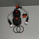 Fabbay 4 Pieces Racing Fuel Jug Cap Racing Fuels Filler Hose 5 Gallon Gas Can Cap with Hose Kits for Gasoline 5 Gallon Container Tank Gas Jug Replacement(Elegant Style)