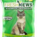 Fresh News Recycled Paper, Original Pellet Cat Litter, 25 Pound (25 Pounds)