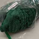 Puncuntex Green Throw Blanket 50"60" Decorations Fleece Super Soft Plush Fuzzy Cozy Blanket with Square 3D Jacquard Grid Design Luxury Lightweight for Couch Sofa Chair,Dark Forest Green