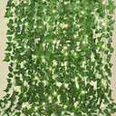 RECUTMS Artificial Ivy Vines 250 FT with 300 LED String Light Leaf Garland Fake Hanging Plants for Long Leaves Greenery Room Garden Office Wedding Wall Shower Patio Outdoor Indoor Decor (36 Pack)