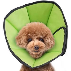 Soft Dog Cone After Surgery: Comfortable Dog Cones Collar for Stop Licking Biting - Adjustable Elizabethan Collar for Dogs fit for Small Medium Large Dogs (Green, S)