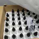 42 Pack 4oz Clear Glass Bottles with Glass Eye Droppers for Essential Oils, Perfumes & Lab Chemicals (Brush, Funnels, 3 Extra Droppers, 48 Pieces Labels & 30ml Measuring Cup Included)