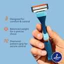 Dollar Shave Club | Razor Handle (2 Pack) Blue | Replacement Razor Blade Handles | Not Compatible with Other Razor Brands