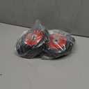 PINGEUI 4 PCS 6 Inch Solid Rubber Tire, Flat Free Solid Rubber Wheels, Hand Truck Replacement Wheels, 1/2-Inch Axle Hole, 176 lbs Max Load-Bearing Capacity