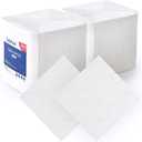 JollyPack 1000 Count White Paper Napkins - 1-Ply 6.5 x 6.5 Folded Bulk Disposable Beverage Cocktail Napkins, Dinner Paper for Restaurants, Bars and Parties - 13 x 13 Unfolded