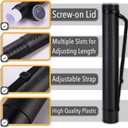 Mr. Pen- Poster Tube, 25" to 40", Extendable Poster Tube with Strap, Poster Carrying Case