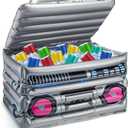 Cunhill 1 Piece Inflatable Boom Box Beverage Cooler Summer 80s 90s Theme Party Decorations Inflatable Cooler Radio Blow up Boom Box Birthday Drink Favors for Retro Nightclub Party Hip Hop Supplies