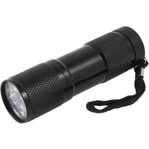 Nonslip Handle Black Aluminum Alloy White LED Flashlight Mini Torch 3.5" Length (id: d70 7d3 f2d 919 459