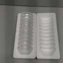 Mini Glass Bowls, 3in 2.5oz Small Prep Bowl, 10 pcs Stackable Pinch Bowls for Dipping Spices Sauce
