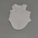 Cute Dog Clothes, Ribbed Tank Top T Shirt for Small, Medium or Large Pets, Breathable & Soft Cotton Blend (White, XXS)