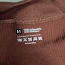 OLCHEE Womens Long Sleeve Workout Jumpsuit Seamless Ribbed Tummy Control Yoga Bodycon Zip Up One Piece Unitard Sculpt Rompers, Size M